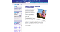 Desktop Screenshot of mumsurvey.co.uk